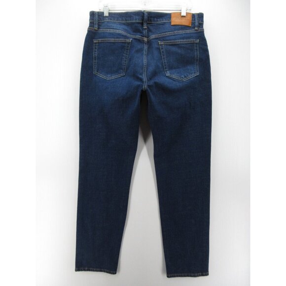 J Mclaughlin Jeans 34 Straight Denim Stretch Pants Button Fly 34X32 * - Picture 7 of 11